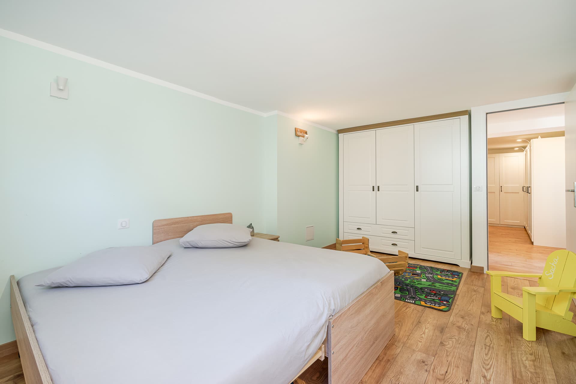 Chambre double rez-de-jardin